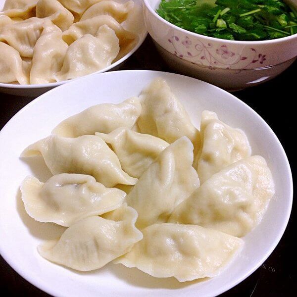 美味的羊肉水饺