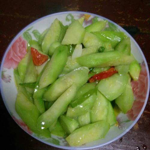 美味的茄子炒丝瓜