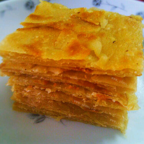 美味的香酥千层饼