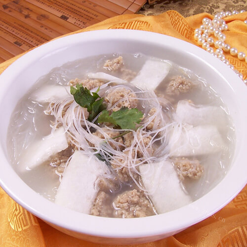 美味羊肉汆丸子的做法