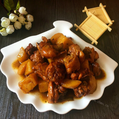 超有味的鸡腿炖土豆的做法