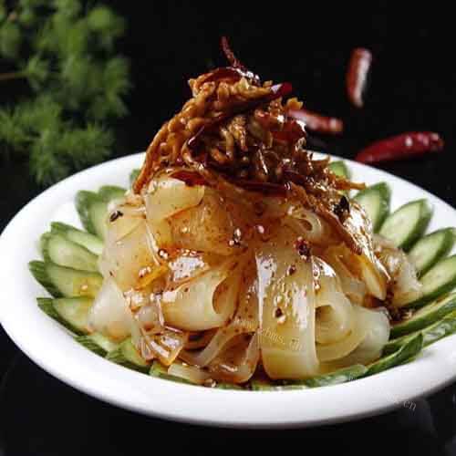 美味的银牙鸡丝
