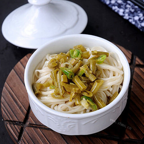 好吃的豆角拌面