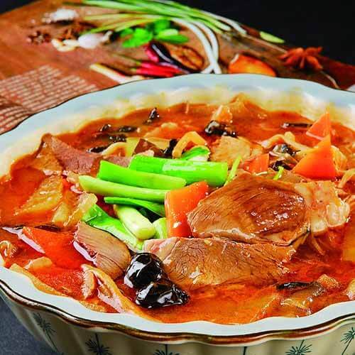 美味酸菜羊肉粉丝汤的做法