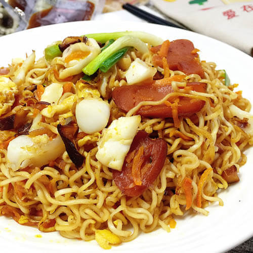 美味的炒面
