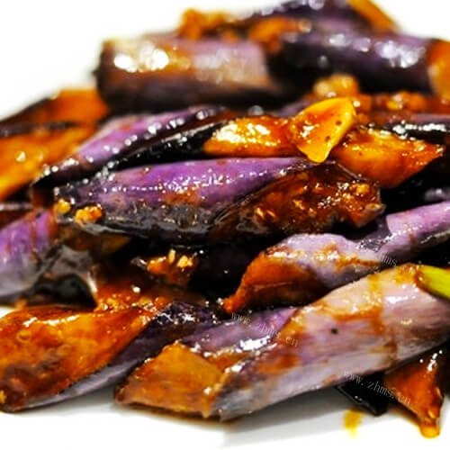 家常菜肉末炒茄子