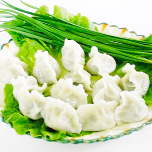 好吃的猪肉香菇韭菜饺子