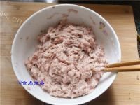 好吃的手工冬菇猪肉丸做法图解7)
