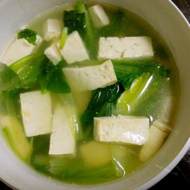 家常小菜豆腐汤
