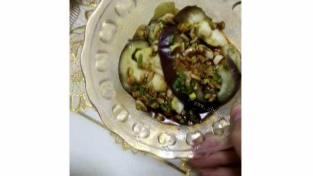 家常蒜泥茄子的做法做法图解4)