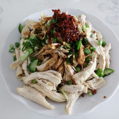 美味凉拌鸡丝黄瓜