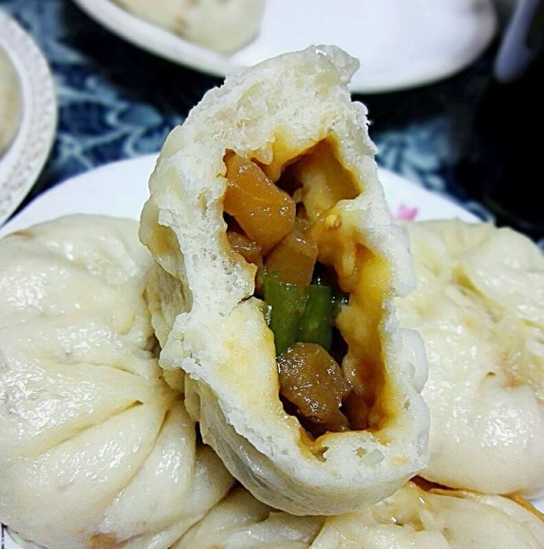 美味的茄子馅饺子