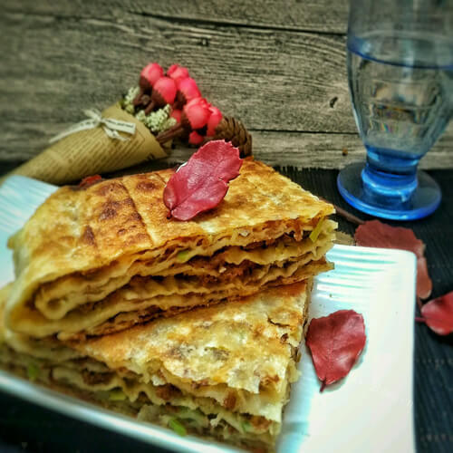 美味可口的香酥千层饼
