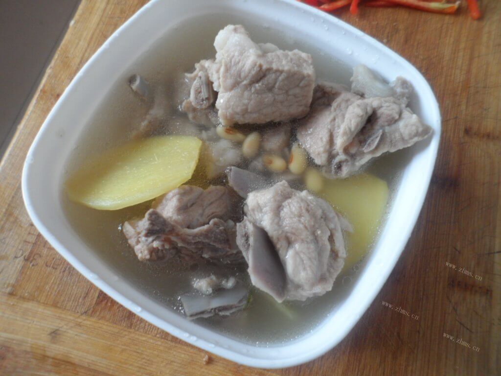 好吃的黄豆排骨汤的做法做法图解6)