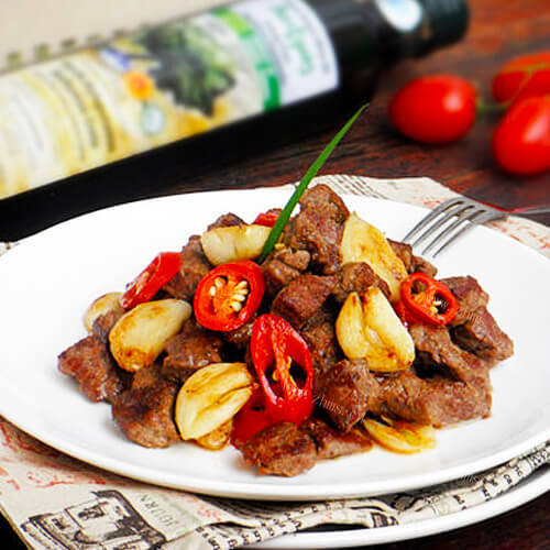 家常蒜香牛肉的做法