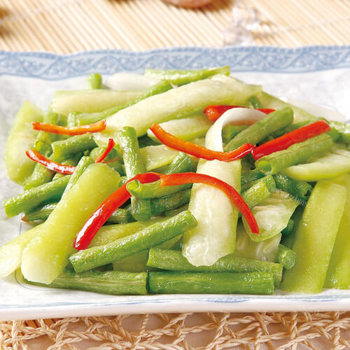美味茄子炒丝瓜