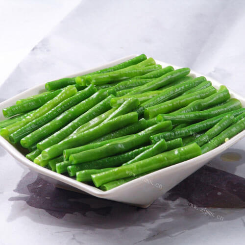 美味的清炒长豆角