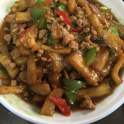 爽口肉末茄子的做法