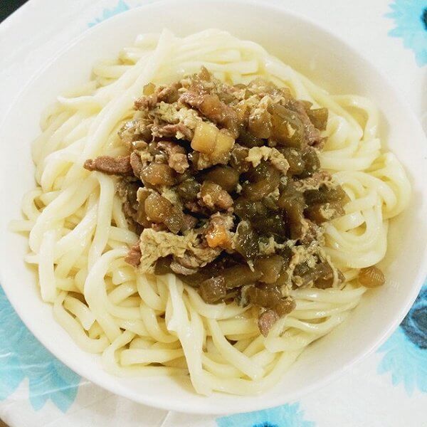 美味的茄子打卤面的做法