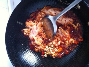 诱人的鸡肉炒米粉的做法做法图解4)