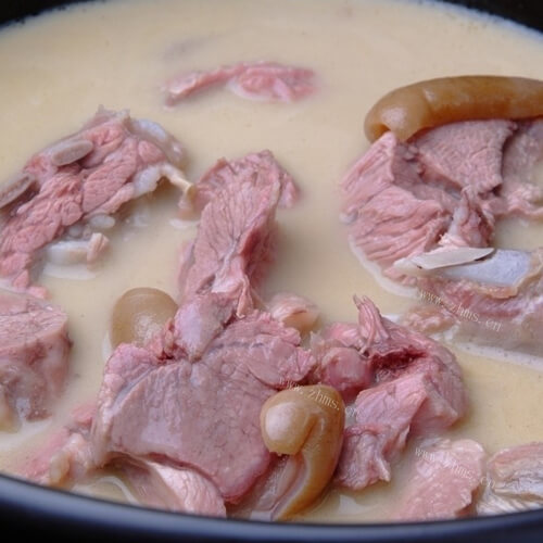 美味的羊肉清汤火锅的做法