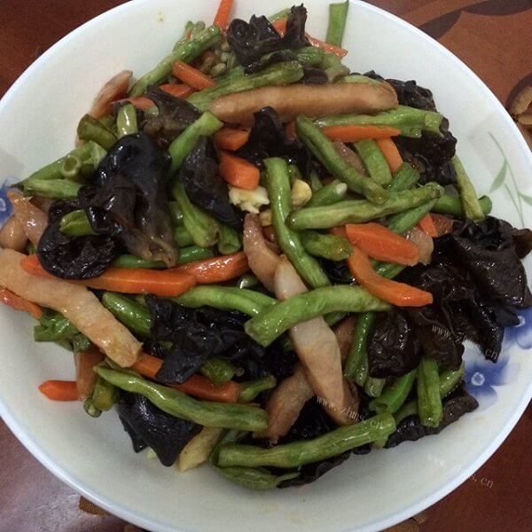 美味的清炒豇豆