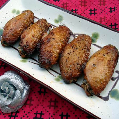 美味黑椒烤鸡翅