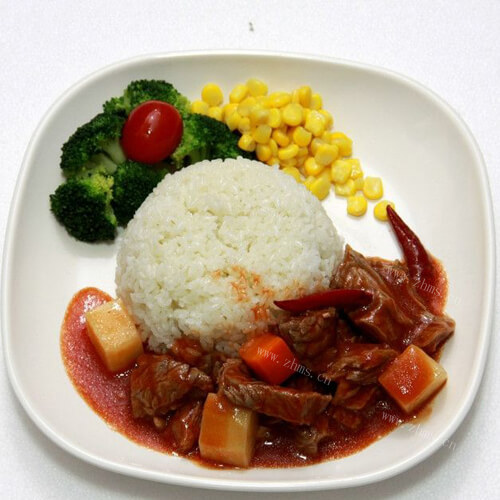 营养的土豆牛肉饭