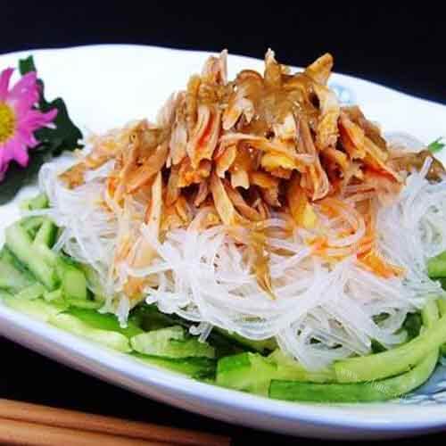 秘制鸡丝黄瓜