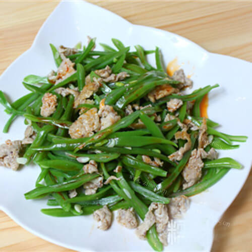 美味的虾酱芸豆