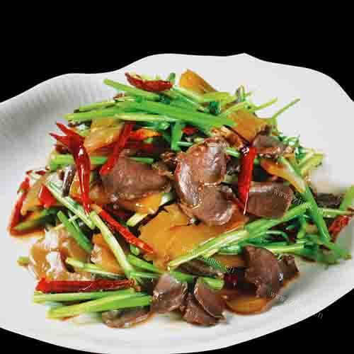 美味鸡胗炒尖椒