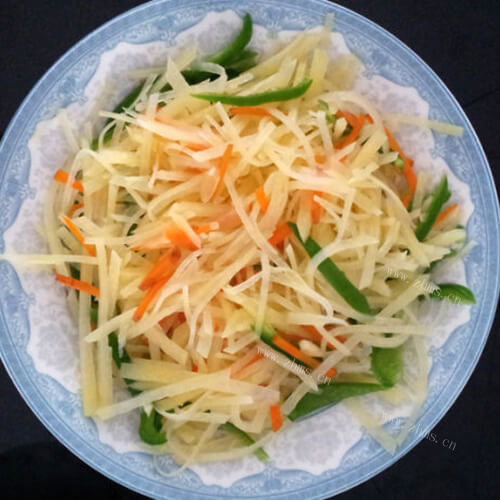 好吃的豇豆炒土豆丝