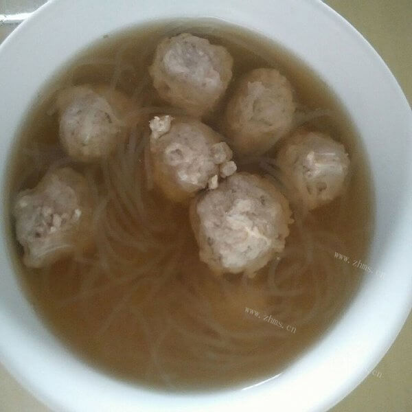 美味的猪肉粉丝汤的做法