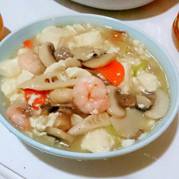 好吃的三鲜豆腐