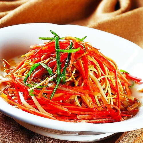 美味的炝笋丝的做法