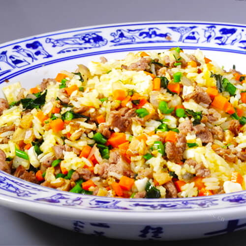 自制羊肉炒饭