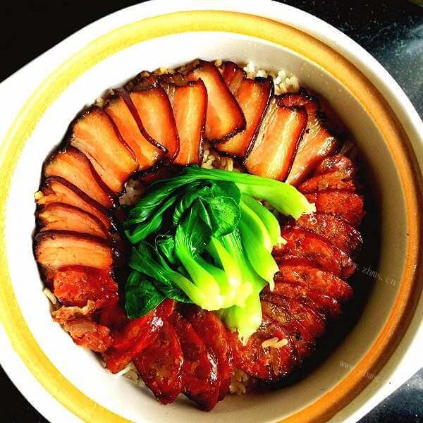 美味的腊肉炒蒜薹