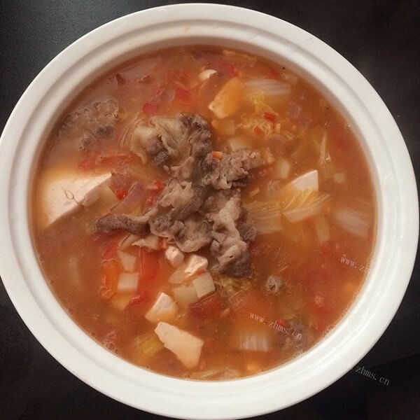 美味的牛肉罗宋汤