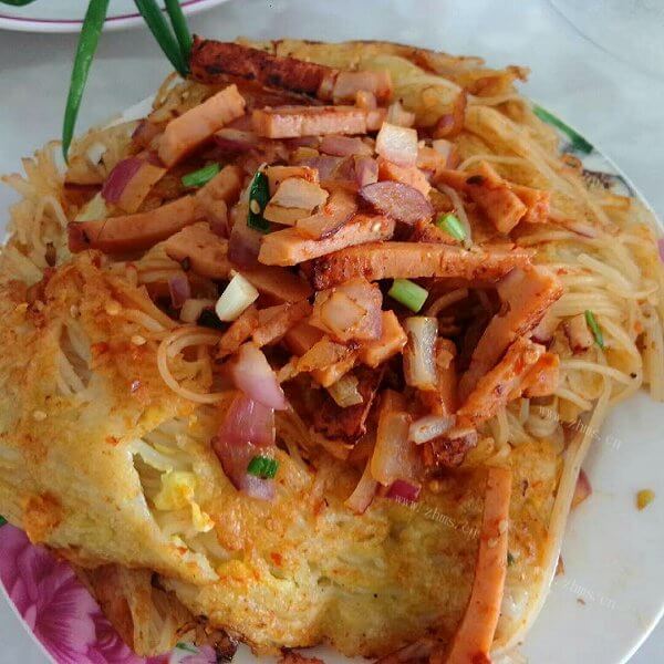 美味的烤冷面的做法 