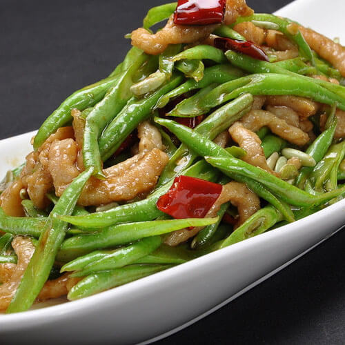 豇豆炒青椒