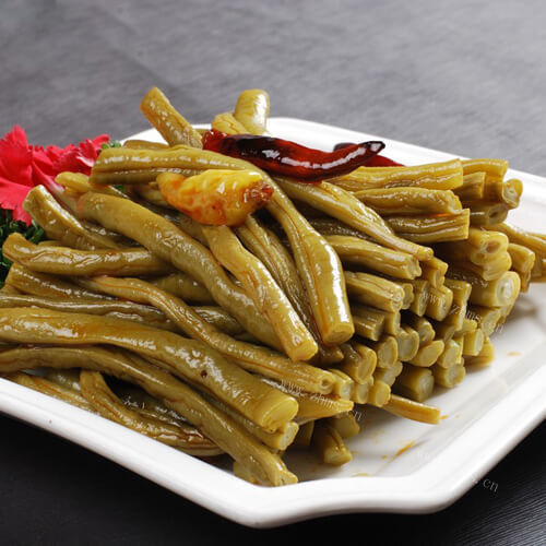 美味的酸辣豆角