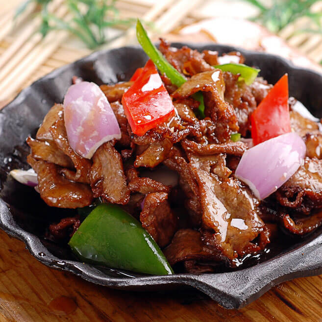 美味的铁板烧牛肉的做法