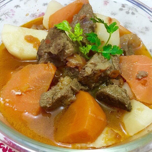 可口美味的土豆炖牛肉做法