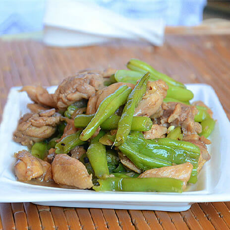 好吃鸡腿炖豆角的做法