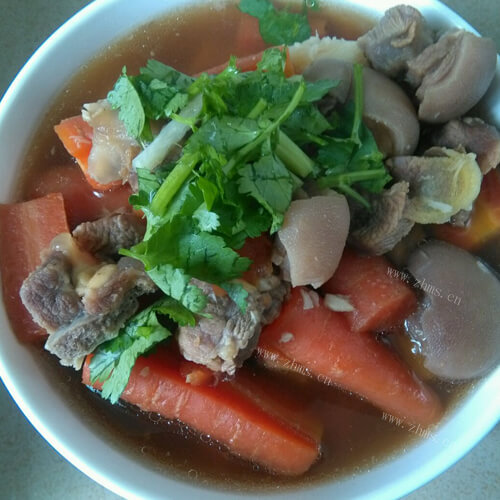 好喝的红萝卜羊肉汤的做法