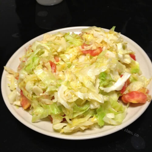 美味的西红柿炒大头菜