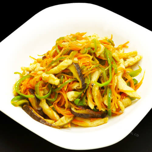 美味的鱼香鸡丝的做法