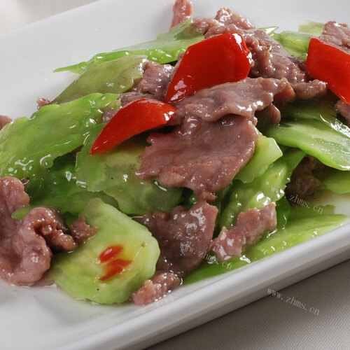 自制凉瓜牛肉的做法 