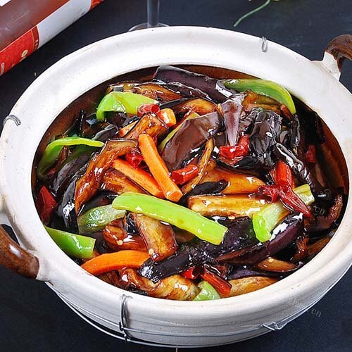 美味的麻酱拌茄子
