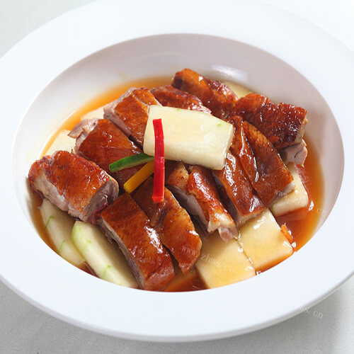 好吃的毛豆米烧鸡腿